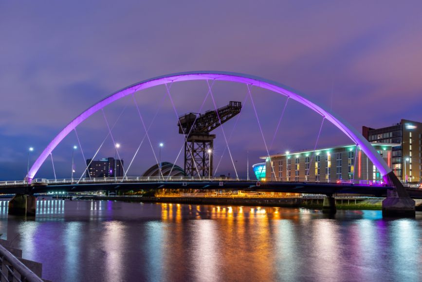 Image of Glasgow Clyde Arc Bridge